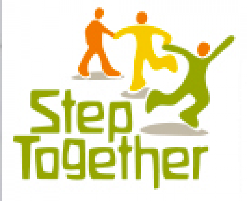 Step together. Эмблема детского объединения шаг вперед. Step together logo. Libraries together Association.